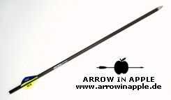 18" ArcherOpterX, 2" Blazer Vanes, .001, Brass Insert, Flat Nock (3345)