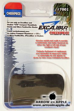 Excalibur Cheek Piece - black (for Micro & Bulldog models) (3034)