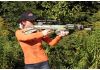 Woman crossbow power