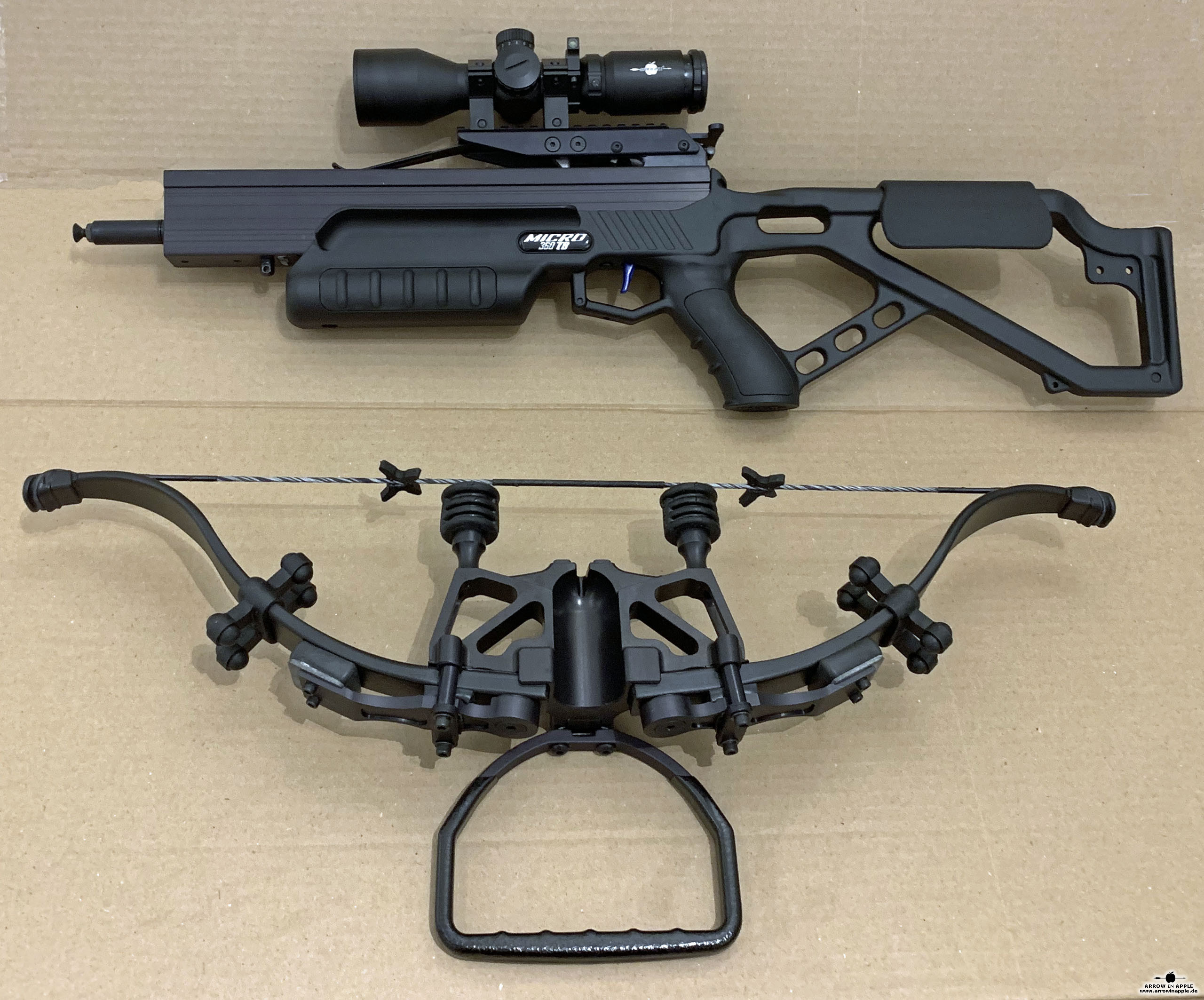 Excalibur Micro 360 TD black full suppressed mit TactZone Scope