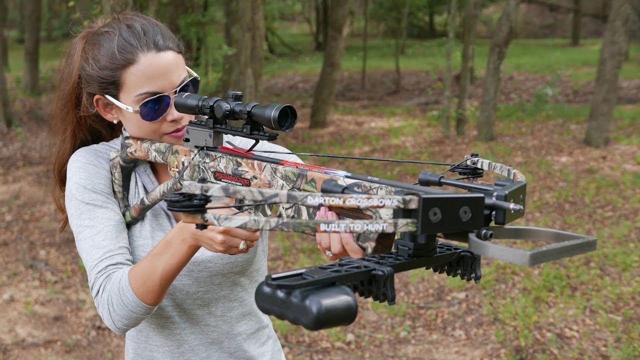 Her New Favorite Toy! Wife First Time with Crossbow