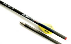 16.5" ArcherOpterX R, 2" Blazer Vanes, .001, Brass Insert, Flat Nock (4740)