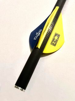 18" ArcherOpterX, 2" Blazer Vanes, .001, Brass Insert, Alu Rear Insert (4123)