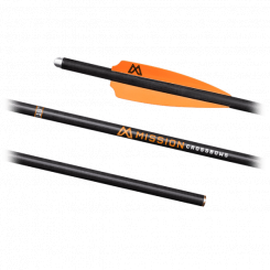19" Mission Premium Bolt, 3.5" Vanes, .001, Messinginsert, Aluminiumhalbmond (300 grain) (4806)