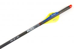 20" ArcherOpterX, 2" Blazer Vanes, .001, Brass Insert, Half Moon (4313)