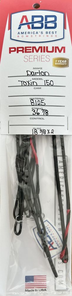 ABB Platinum Series String- and Cable Set for Darton Toxin 150 (red/black) (4795)