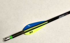 20" ArcherOpterX, 3" Bronco Vanes, .001, Brass Insert, Alpha Nock Alu (3756)