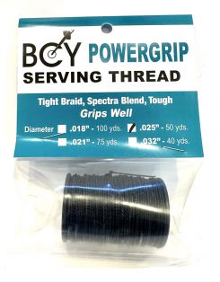 BCY Crossbow Center Serving, Powergrip, 0.25 - 50 yds, black (4471)