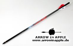 18" Black Eagle Executioner, 2" Vanes, Brass Insert, .001, Flat Nock (2915)