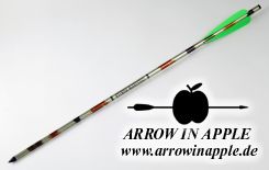 20" Easton Crossbow Hunter XX75, 3.8" Vanes, Alu Insert, Flat Nock (2891)