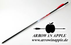 22" Black Eagle Executioner, 3" Vanes, Brass Insert, .001, Half Moon (2892)