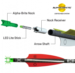 TenPoint Alpha-Brite Lighted Crossbow Nock System .300, red (4940)