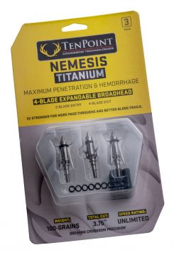 TenPoint Nemesis Titanium Broadhead (3 pk) (5083)