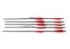 22" Eastman Aluminum Crossbow Bolt 2219, 5" Vanes, Alu Insert, Halfmoon Nock (1242)