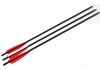 22" Eastman Aluminum Crossbow Bolt 2219, 5" Vanes, Alu Insert, Halfmoon Nock (970)