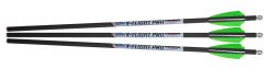 18" Excalibur V-Flight Pro, 2.5&Prime; Q2i Fusion X-II Vanes, Brass Insert, Illuminated, Rhino Beacon V-Nock (3 pk) (5419)